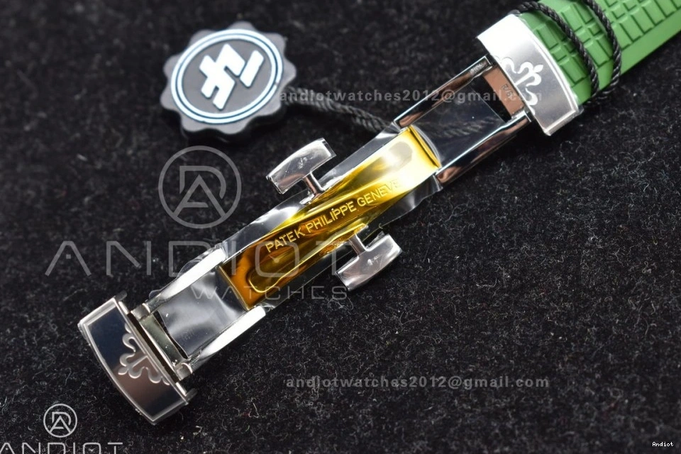 5168G Green 1:1 Green ZF SS Rubber Dial On Aquanaut Strap Best Edition 42mm 324CS 0109